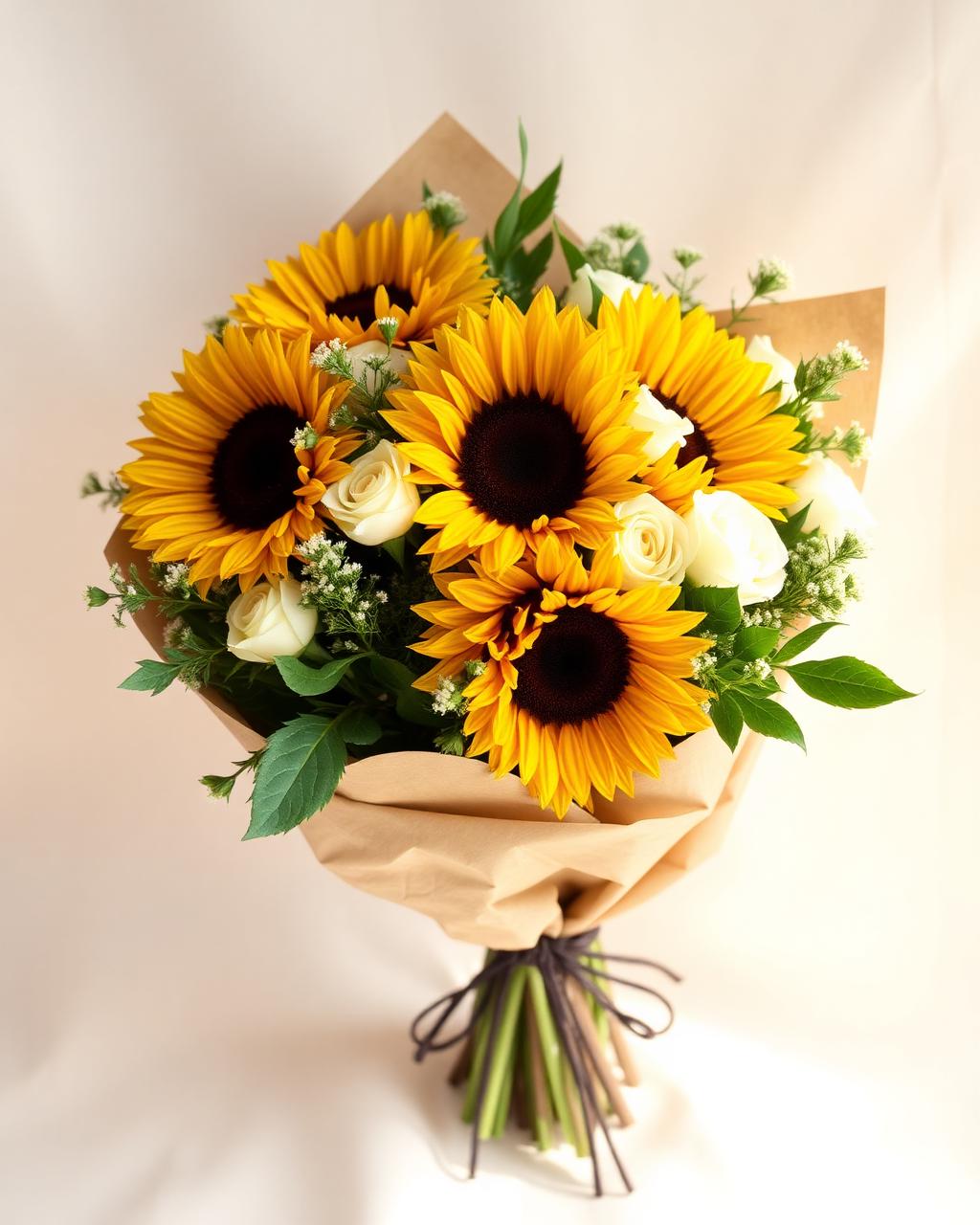 Sunflower Celebration Bouquet, graduation floral arrangement by Zuri Blooms