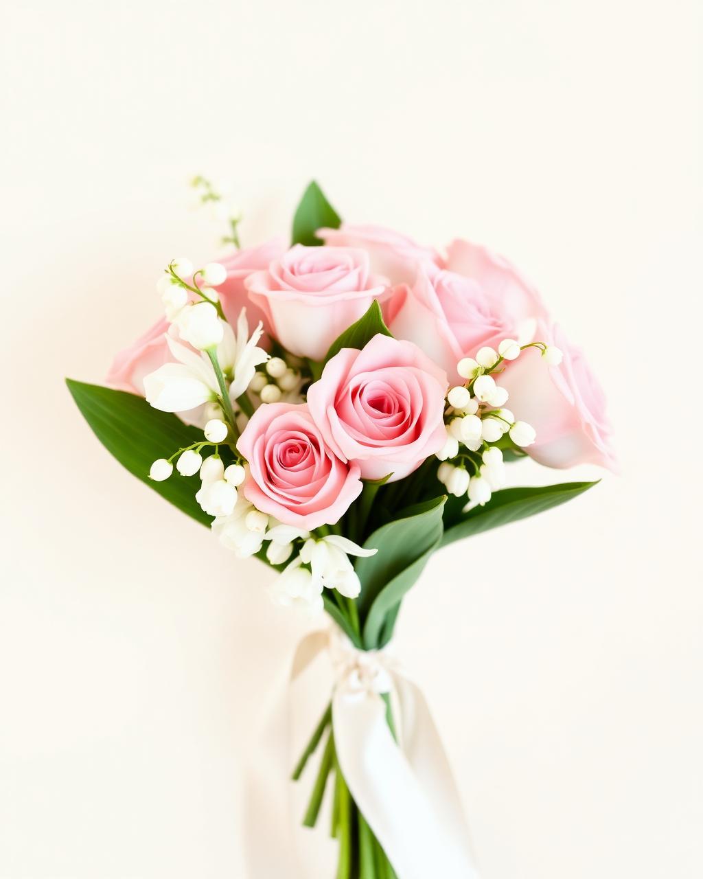 Rose & Lily of the Valley Bouquet, Mother's Day floral arrangement by Zuri Blooms