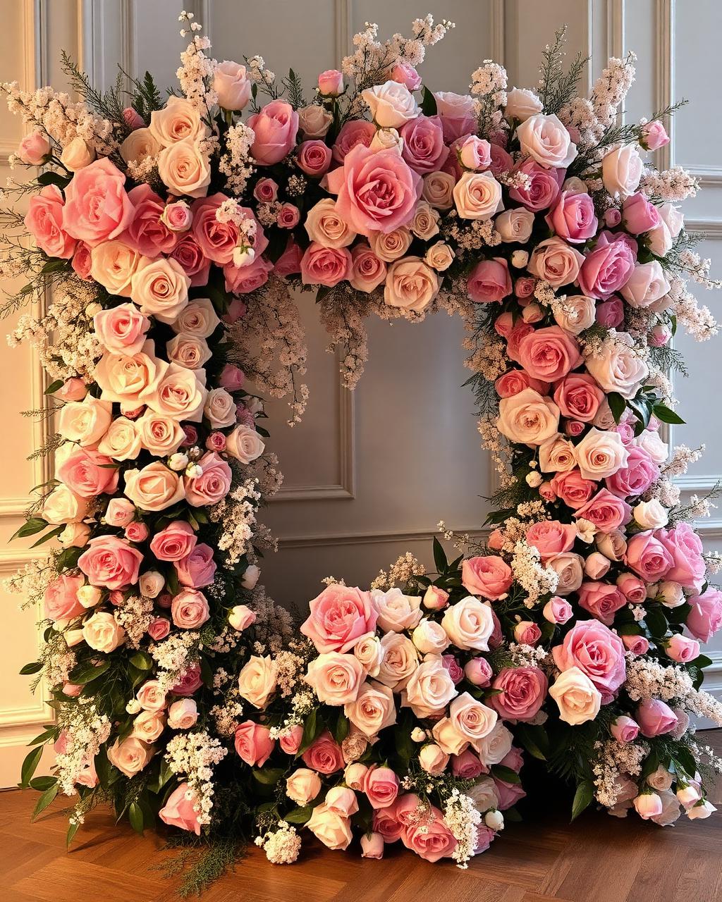 Floral Arch Installation, custom bespoke floral arrangement by Zuri Blooms